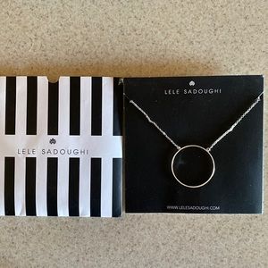 Lee Sadoughi circle necklace new never been worn